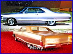 1965 Pontiac Grand Prix Amt Dealer Promo 125 Rare Champagne/tan