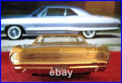 1965 Pontiac Grand Prix Amt Dealer Promo 125 Rare Champagne/tan