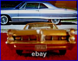 1965 Pontiac Grand Prix Amt Dealer Promo 125 Rare Champagne/tan