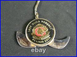 1965 Pontiac Guild Banquet Master Salesman Service Award Keychain GTO Grand Prix