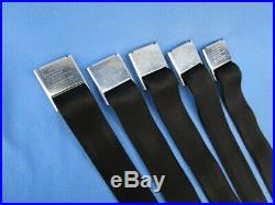 1966-67 Pontiac GTO, Chevelle, Olds 442, Nova Deluxe GM Carriage Logo Seat Belts