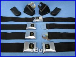 1966-67 Pontiac GTO, Chevelle, Olds 442, Nova Deluxe GM Carriage Logo Seat Belts