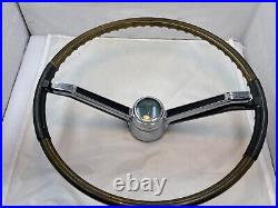 1966 Pontiac Catalina Grand Prix 2 + 2 Steering Wheel Horn Button Center OEM