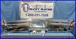 1967 67 Pontiac Bonneville Catalina Grand Prix Rear Bumper Show Quality Chrome