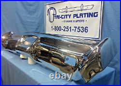 1967 67 Pontiac Bonneville Catalina Grand Prix Rear Bumper Show Quality Chrome