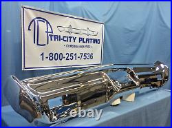 1967 67 Pontiac Bonneville Catalina Grand Prix Rear Bumper Show Quality Chrome