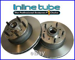1967-70 GM Front Disc Brake Two Part Factory Stock Rotor 2pc Style Caliper Pair
