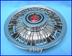 1967-72 Pontiac Firebird, Grand Prix, Tempest Wire Wheel Hubcaps (NOS) Set/4