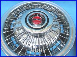 1967-72 Pontiac Firebird, Grand Prix, Tempest Wire Wheel Hubcaps (NOS) Set/4