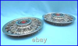 1967-72 Pontiac Firebird, Grand Prix, Tempest Wire Wheel Hubcaps (NOS) Set/4