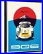 1967 White Porsche 906 Japanese Grand Prix Travel Poster or Gallery Canvas Wrap