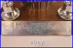 1968 Motorcycle Daredevil GARY WELLS Personal Motocross Race Trophy! Owned (COA)