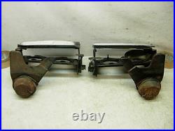 1968 Pontiac Grand Prix Orig Lh & Rh Hide-a-way Headlight Doors Frames 68 B-body