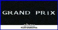 1969-1972 Pontiac Grand Prix Loop Carpet Logo Floor Mat 4pc