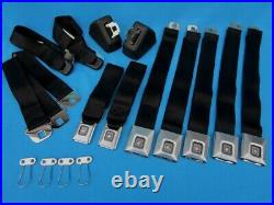 1969-72 GTO, Chevelle, Impala, Nova, 442, Buick GM Logo Deluxe Seat Belt Set