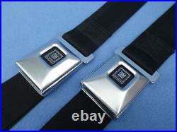 1969-72 GTO, Chevelle, Impala, Nova, 442, Buick GM Logo Deluxe Seat Belt Set