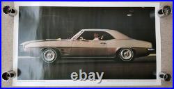 1969 Pontiac Wide Track Tigers Poster Set GTO Judge Firebird Grand Prix Mint