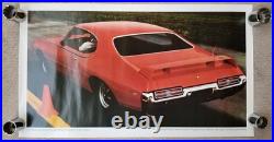 1969 Pontiac Wide Track Tigers Poster Set GTO Judge Firebird Grand Prix Mint