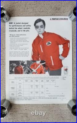 1969 Pontiac Wide Track Tigers Poster Set GTO Judge Firebird Grand Prix Mint