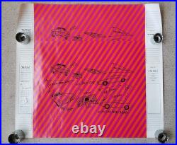 1969 Pontiac Wide Track Tigers Poster Set GTO Judge Firebird Grand Prix Mint