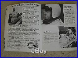 1969 US United States Grand Prix Race Program Stewart Brabham Andretti Surtees