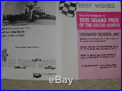 1969 US United States Grand Prix Race Program Stewart Brabham Andretti Surtees