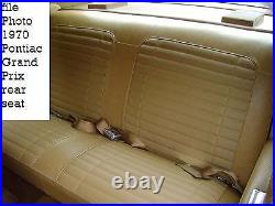 1970 Pontiac Grand Prix Rear Seat Covers