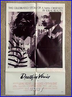 1971 Death in Venice WINNER Grand Prix Award Cannes 1 Sheet Movie Poster