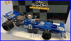 1971 Monaco Winner Tyrrell #11 Grand Prix F1 Racer. NIB with Driver