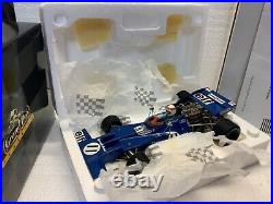 1971 Monaco Winner Tyrrell #11 Grand Prix F1 Racer. NIB with Driver