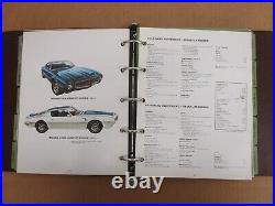 1972 Pontiac Dealer Album Product guide book Firebird Bonneville Grand Prix