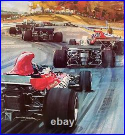 1972 US Grand Prix Watkins Glen Poster MICHAEL TURNER