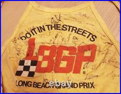 1975 Drivers Autographed 1st Long Beach Grand Prix