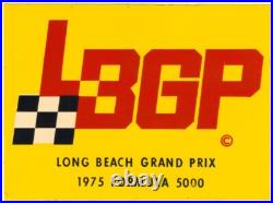 1975 Drivers Autographed 1st Long Beach Grand Prix