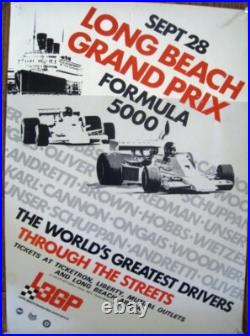 1975 Drivers Autographed 1st Long Beach Grand Prix
