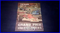 1976 Grand Prix of the United States Watkins Glen NY RACE PROGRAM 104 pages