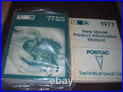 1977 77 PONTIAC Grand Prix Lemans Firebird Bonneville Service Repair Manual Set