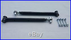1978-1988 G Body Adjustable Lower Control Arms Poly Bushings w Hardware (BLACK)