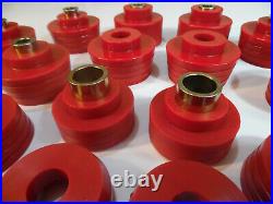 1978-1988 G-Body Reproduction Polyurethane Body Mount Bushings & Bolts Red