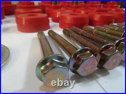 1978-1988 G-Body Reproduction Polyurethane Body Mount Bushings & Bolts Red