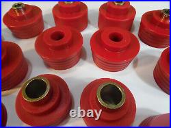 1978-1988 G-Body Reproduction Polyurethane Body Mount Bushings & Bolts Red