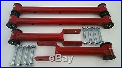 1978-1988 G Body Tubular Upper and Lower Control Arms New Hardware (RED)