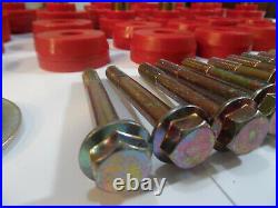 1978-88 G-Body Monte Reproduction Polyurethane Body Mount Bushings & Bolts Red