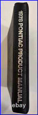 1978 Pontiac SALES EDITION Showroom Product Manual Firebird Trans Am Grand Prix