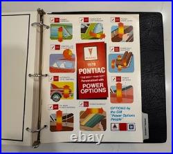 1978 Pontiac SALES EDITION Showroom Product Manual Firebird Trans Am Grand Prix
