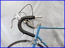 1978 Raleigh Super Grand Prix Touring Road Bike 60cm Large Steel Blue Ships USA