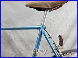 1978 Raleigh Super Grand Prix Touring Road Bike 60cm Large Steel Blue Ships USA