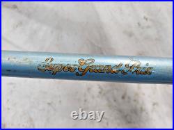 1978 Raleigh Super Grand Prix Touring Road Bike 60cm Large Steel Blue Ships USA