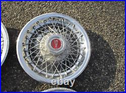 1978 to 1984 Pontiac Grand Prix Lemans 14 inch wire spoke hubcaps wheel covers