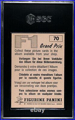 1980 Panini F1 Grand Prix #70 Mario Andretti Racing Sticker SGC 8.5 NM-MT+ POP 1